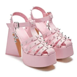 Angel Mist Pink Platform Heels