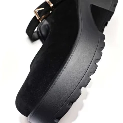 Black Chunky Platform Mary Jane Shoes