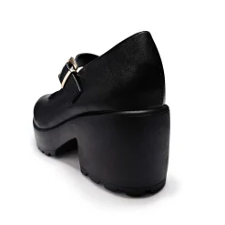 Black Chunky Platform Mary Jane Shoes