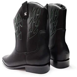 Broken Bronco Men'S Green Flame Cowboy Boots