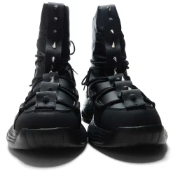Cauldrife Demons Men'S Spiked Snow Boots - Black | Koi Footwear