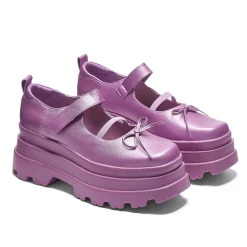 Galaxy Doll Trident Mary Janes - Purple