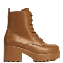 Gin Burnt Orange Platform Military Boots
