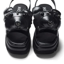 Grim Hardcore Chunky Sandals - Black