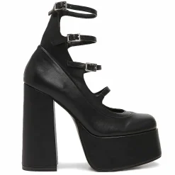 Gurren Strappy Platform Heels