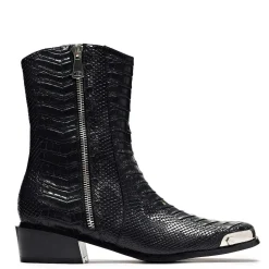 Higher Outlaws Men'S Coal Snake Cowboy Boots