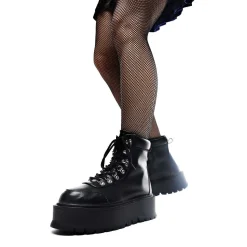 Hydra All Black Matrix Platform Boots