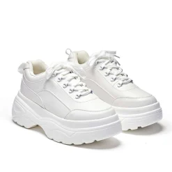 Jennie Striker White Chunky Bubble Trainers