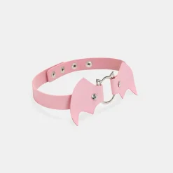 Kawaii Baby Pink Bat Choker