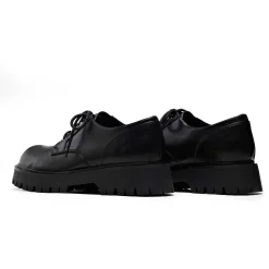 Pinemoon Men'S Black Lace Up Shoes