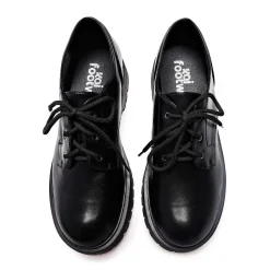 Pinemoon Men'S Black Lace Up Shoes