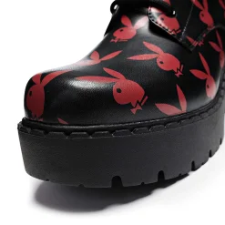 Playboy Reprise Red Switch Boots | Playboy X Koi Collection