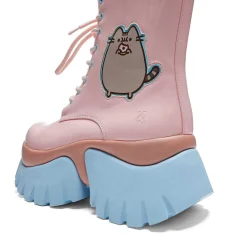 Pusheen Doughnuts Pastel Patent Boots