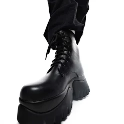 Rancor Vilun Black Lace Up Boots