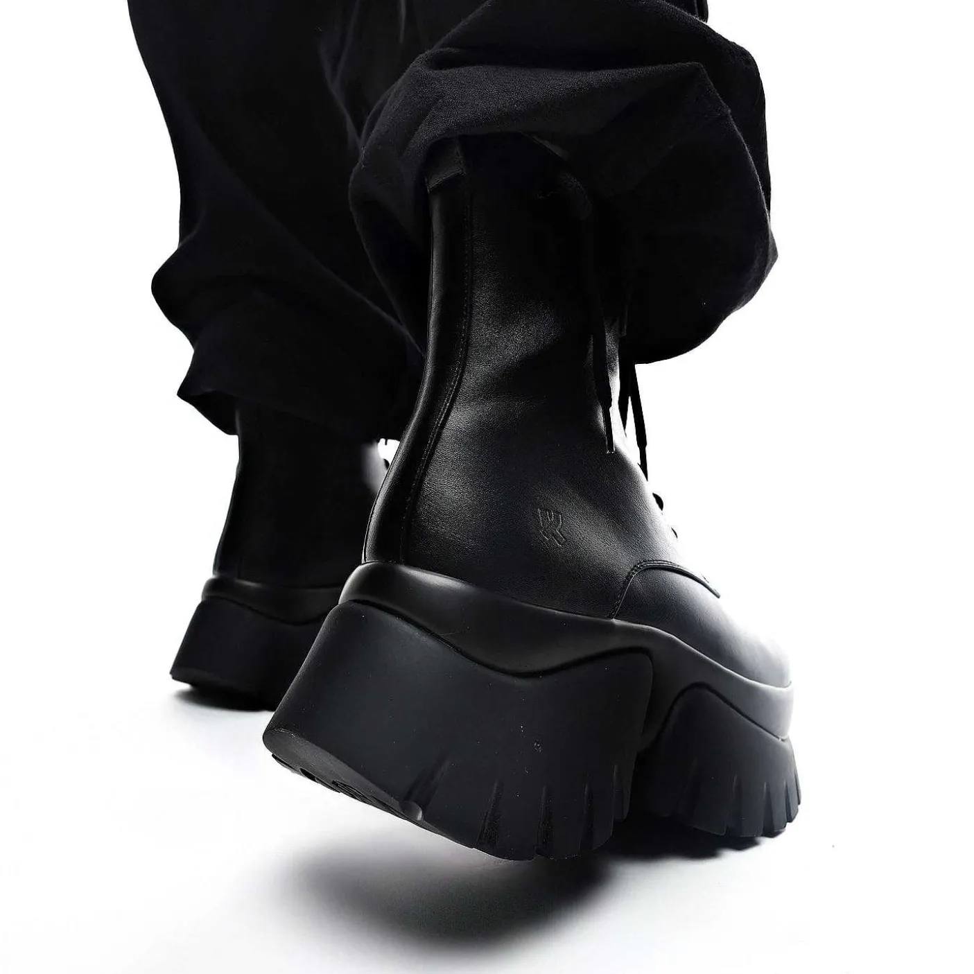 Rancor Vilun Black Lace Up Boots