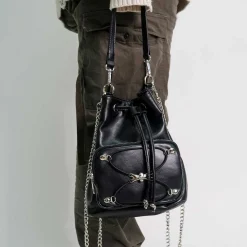 Rimo Black Mini Backpack