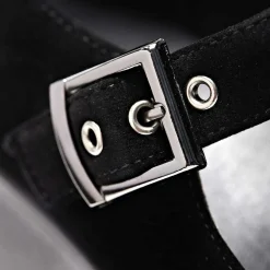 Sai Black Mary Jane Shoes 'Suede Edition'