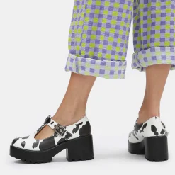Sai Cow Print Mary Jane Shoes 'Nettie Edition'