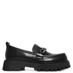 Shenron Men'S Chain Black Loafers