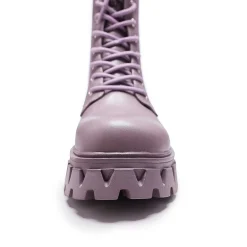 Siren Men'S Tall Lace Up Boots - Berry