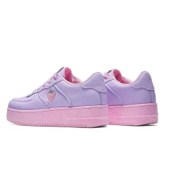 Sweet Strawberry Platform Trainers Purple