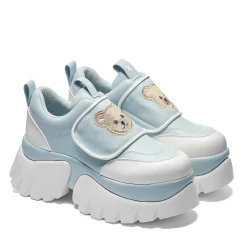 Teddy Sura Blue Vilun Platform Trainers