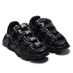 The Beast Men'S Black Wire Trainers