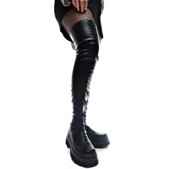 The Elevation Plus Size Thigh High Boots