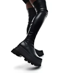 The Elevation Plus Size Thigh High Boots