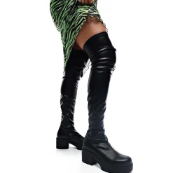 The Harmony Plus Size Thigh High Boots