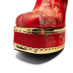 The Ornate Soul Playboy Red Heeled Boots | Playboy X Koi Collection