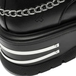 The Silence Men'S Platform Grunge Boots - Black