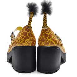 Tira Mary Janes 'Grazing Giraffe Edition' | Koi Footwear