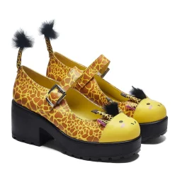 Tira Mary Janes 'Grazing Giraffe Edition' | Koi Footwear