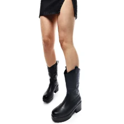 Wintu Long Chunky Western Boots